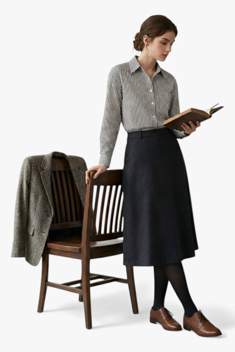 Study Hall Striped Button-Down