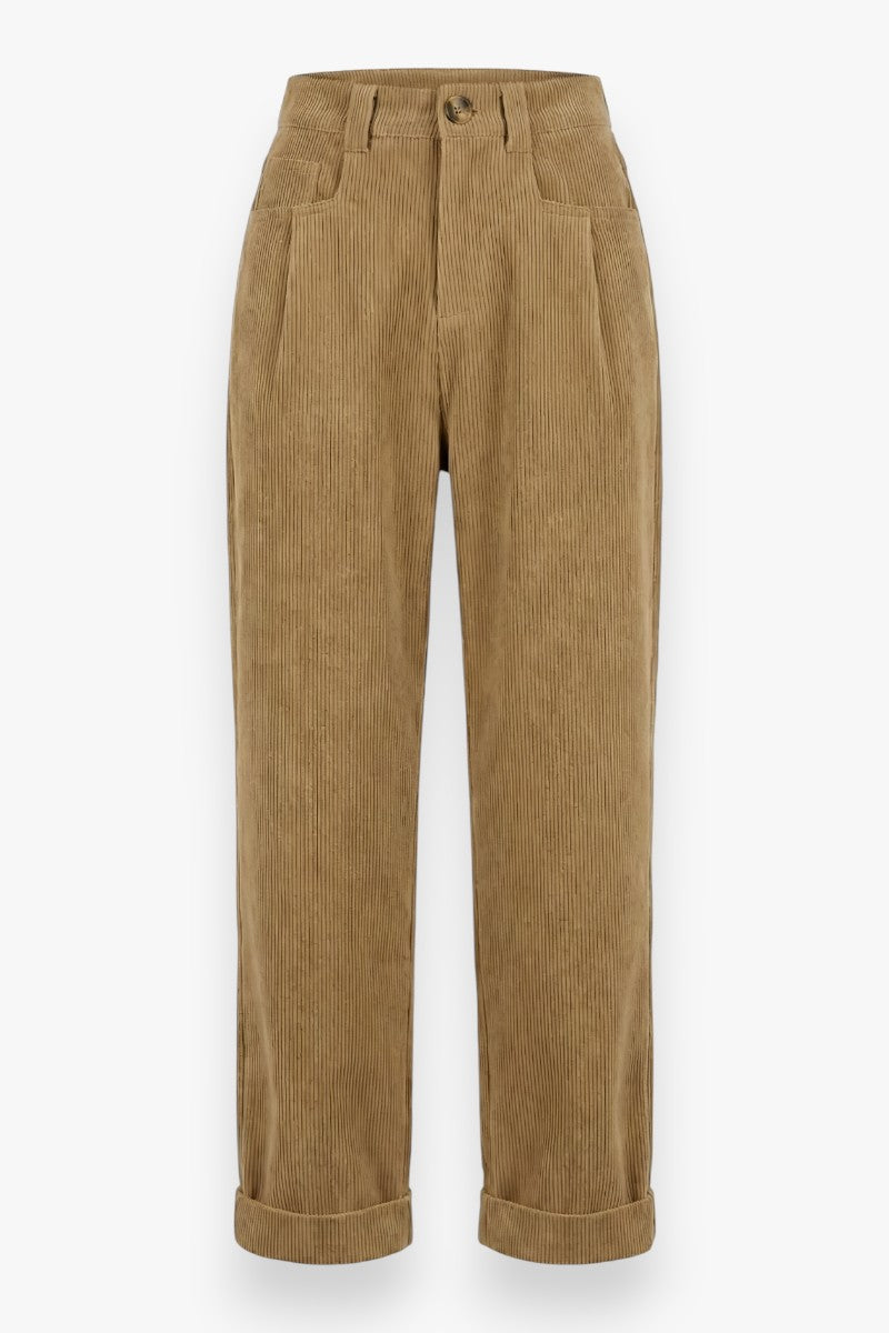 Classic Vintage Wide-Leg Corduroy Pants