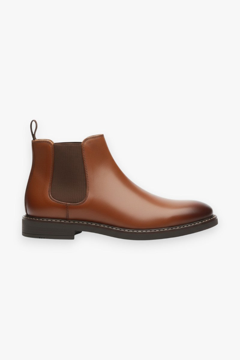Heritage Square-Toe Chelsea Boots