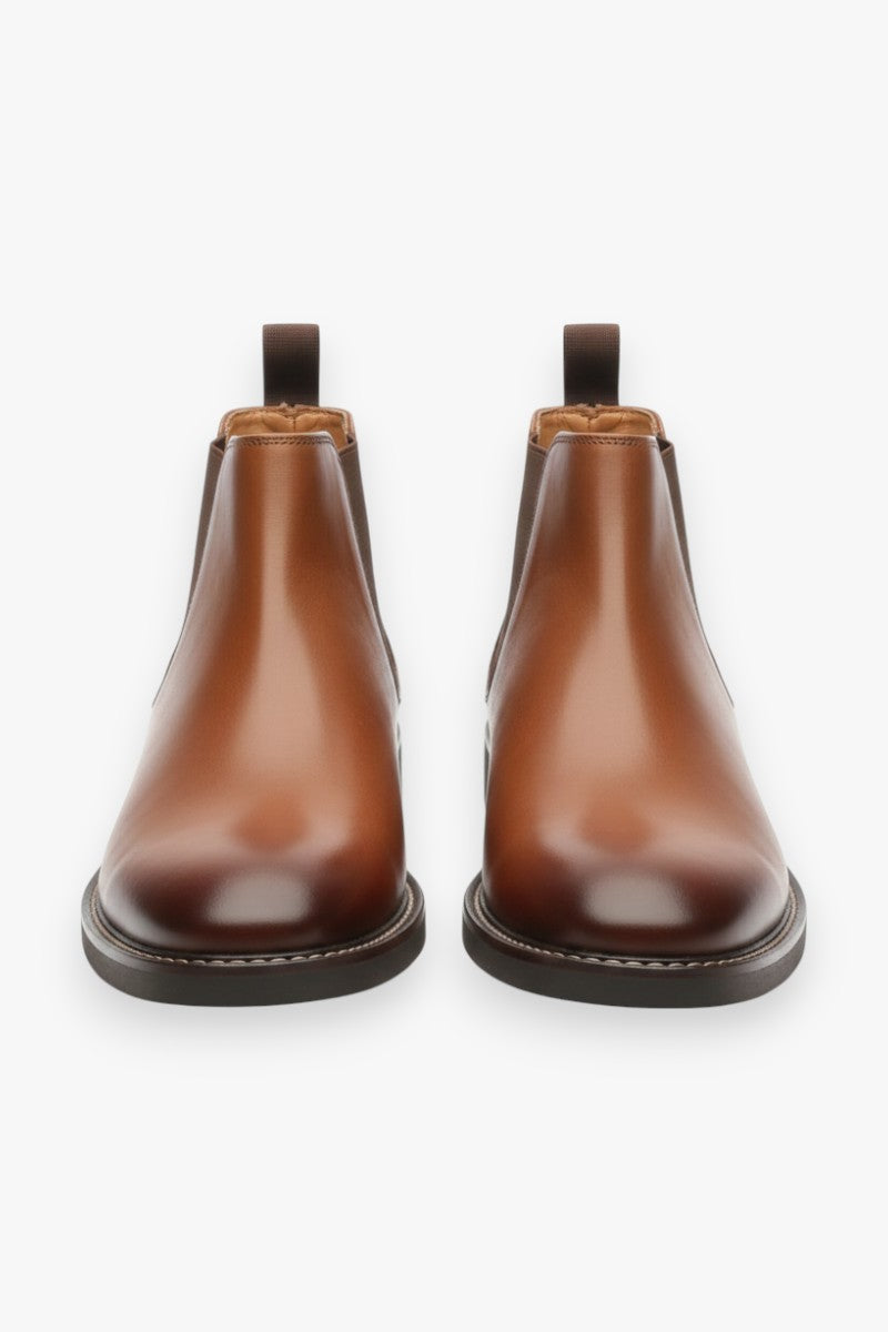 Heritage Square-Toe Chelsea Boots