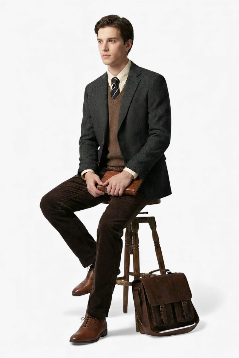 Urban Scholar Short-Sleeve Button Shirt