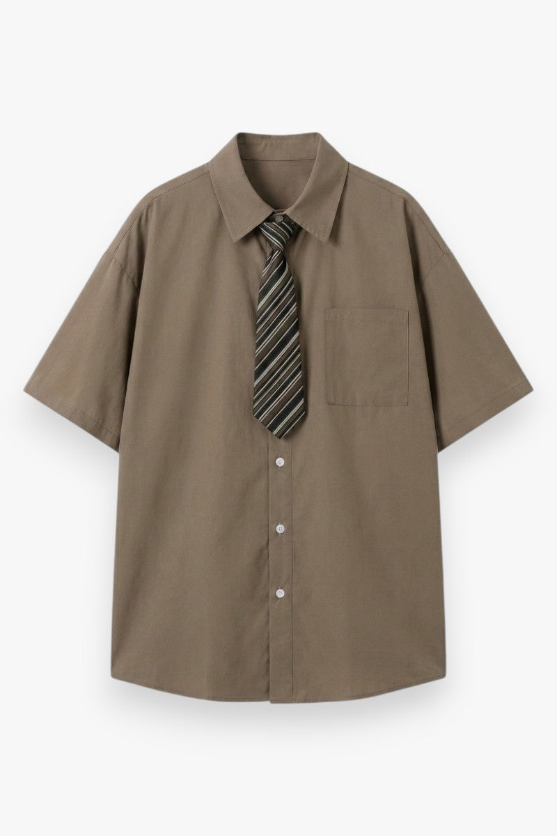Urban Scholar Short-Sleeve Button Shirt