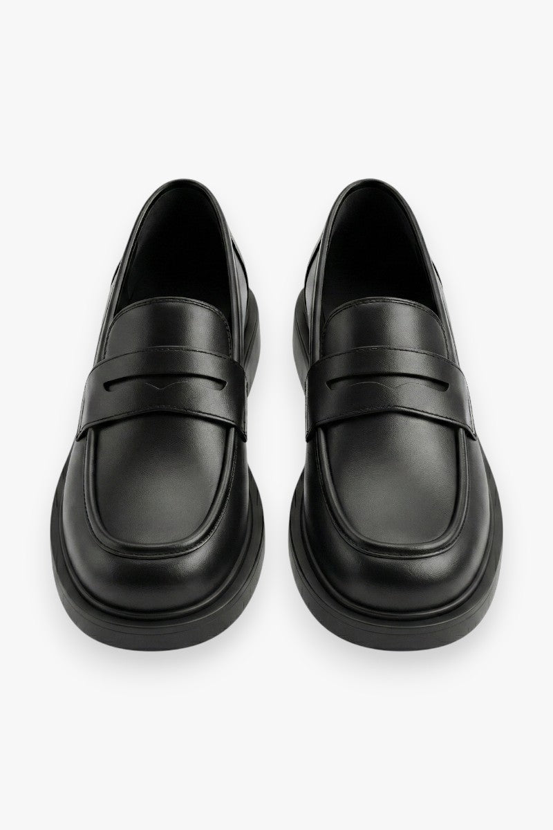 Classic Collegiate Platform Loafers