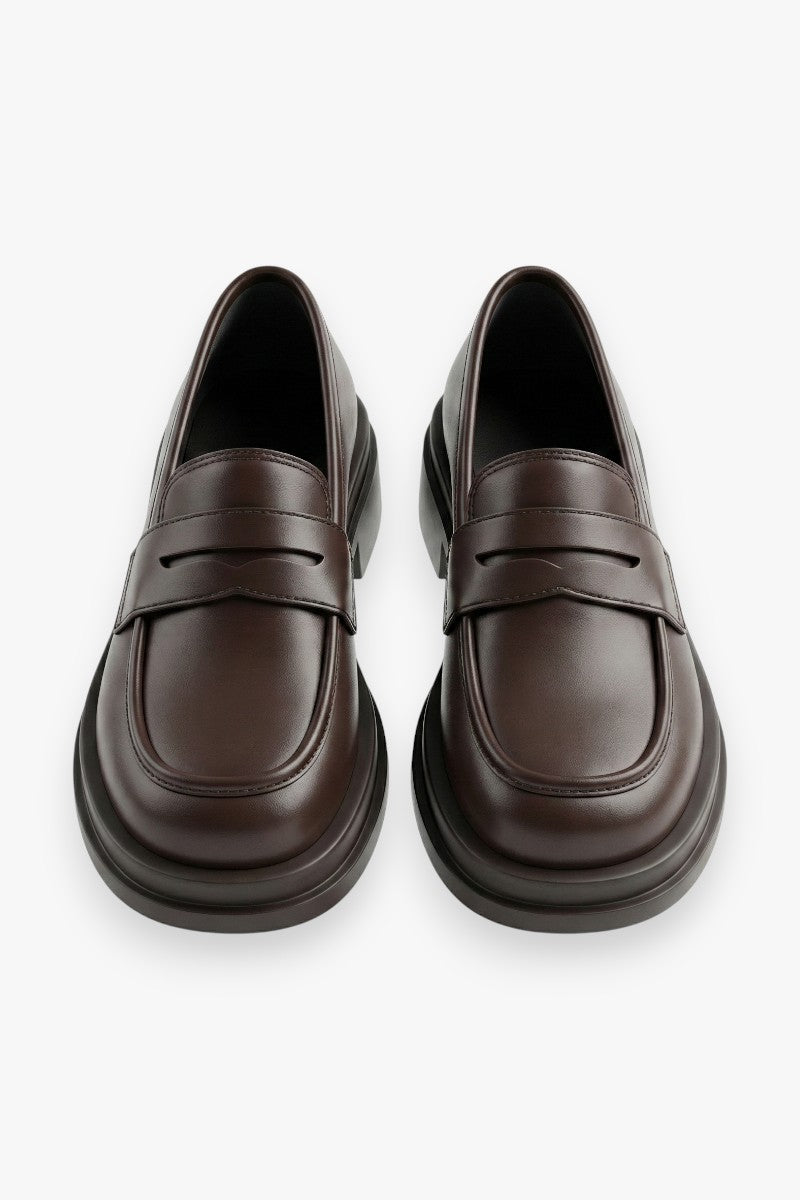 Classic Collegiate Platform Loafers