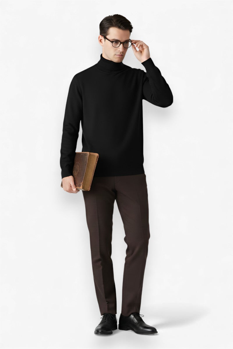 Ultra-Soft Knit Turtleneck Sweater