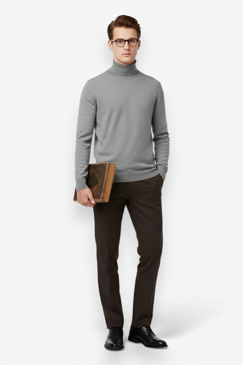 Ultra-Soft Knit Turtleneck Sweater
