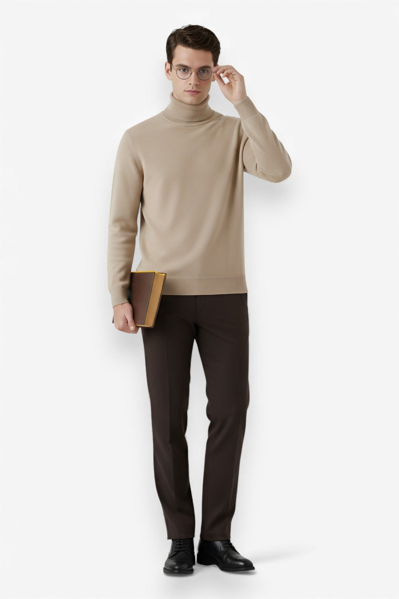 Ultra-Soft Knit Turtleneck Sweater