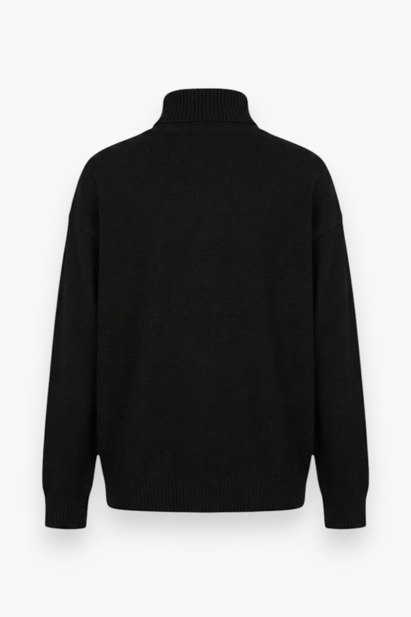 Essential Soft Knit High Collar Sweater