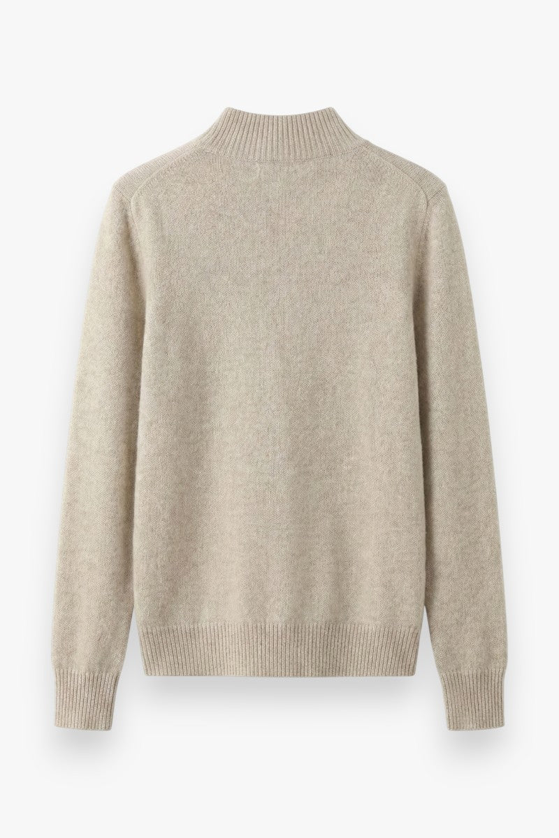 Cozy Ridge Half-Turtleneck Knit Sweater