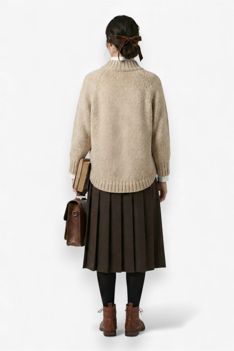 Heritage Braid Knit Turtleneck