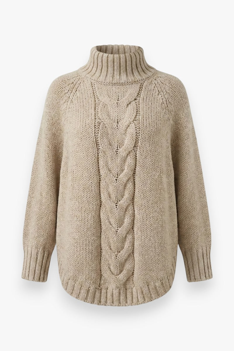 Heritage Braid Knit Turtleneck