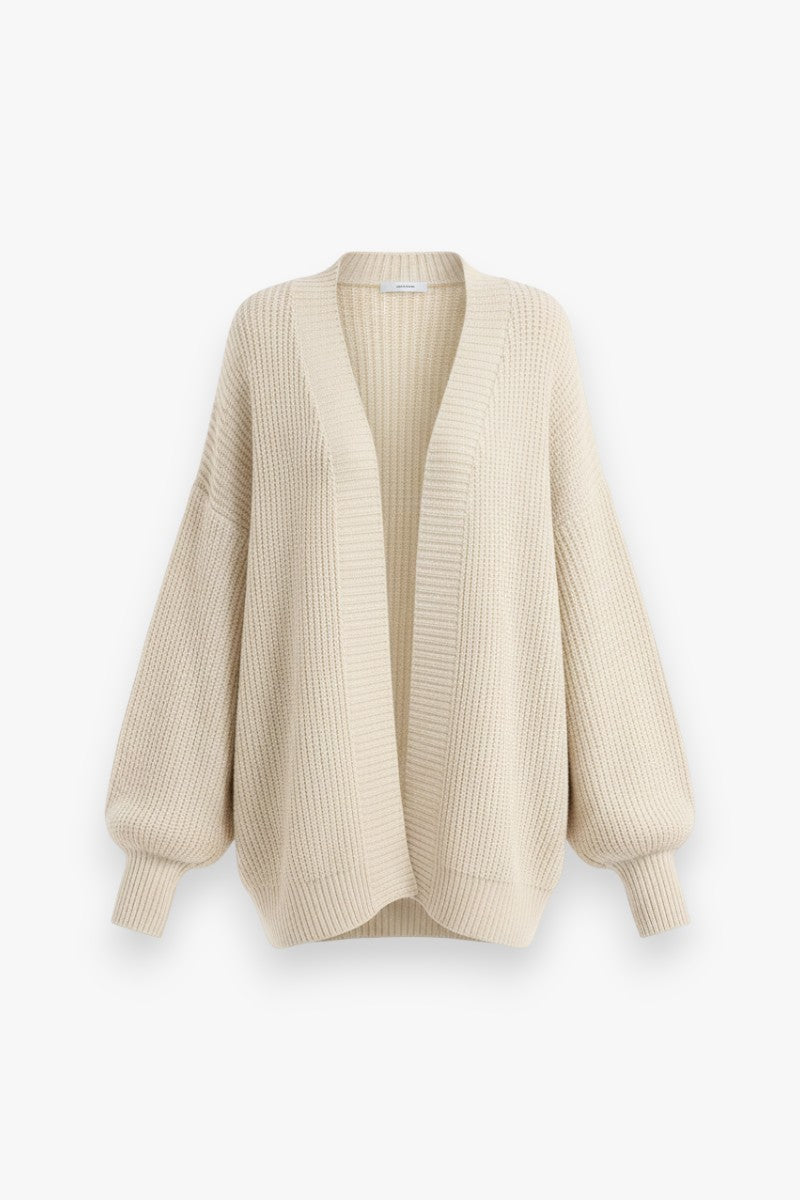 Cozy Scholar Oversized Knit Cardigan