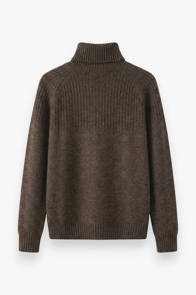 Cozy Ribbed Turtleneck Sweater