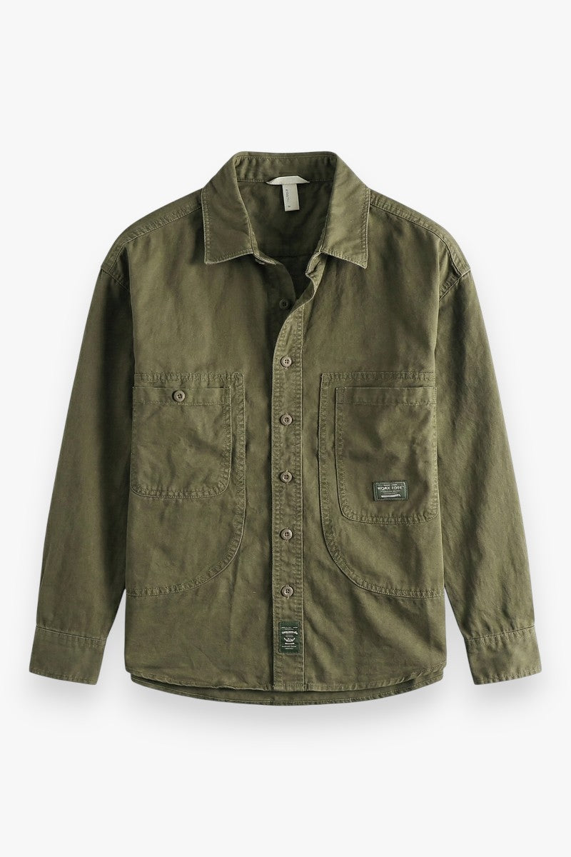 Heritage-Washed Utility Shirt