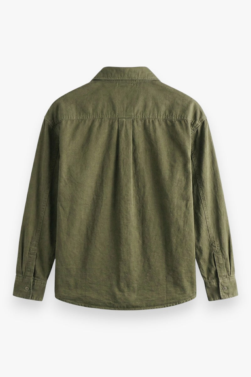 Heritage-Washed Utility Shirt