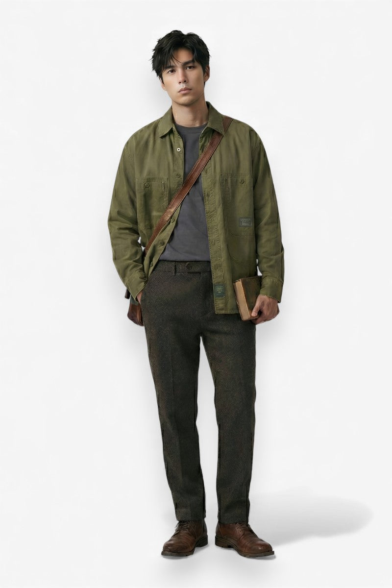 Heritage-Washed Utility Shirt