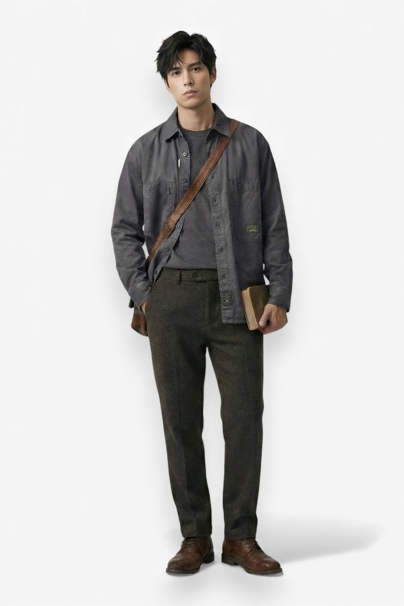 Heritage-Washed Utility Shirt